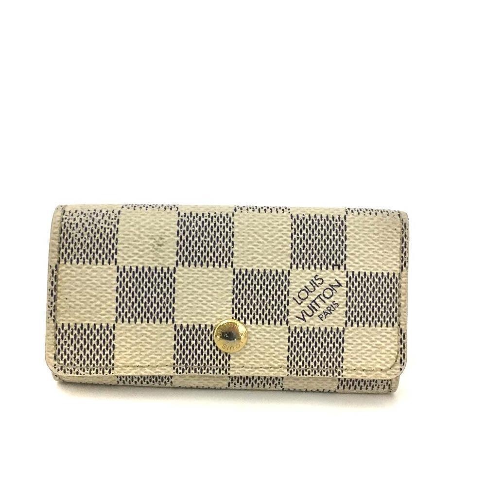 Louis Vuitton Damier Azur Multicles 4 Ring Key Case